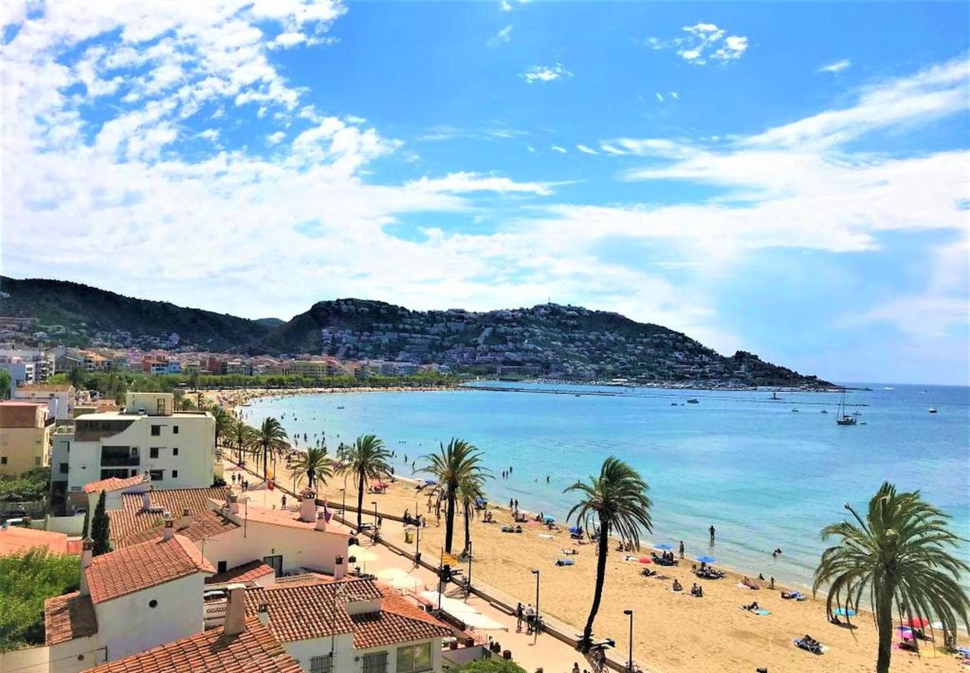 Apartamento En Roses Con Vistas Al Canal Y Piscina エクステリア 写真
